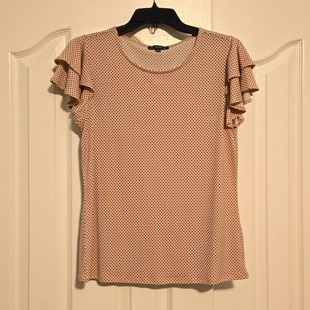 Adriana Papell Flutter Sleeve Top